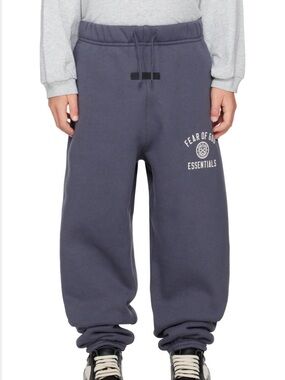 fear of god essentials kids sweatpants size 6/7